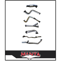 MANTA 3" TWIN STAINLESS STEEL TURBO BACK EXHAUST SYSTEM FITS TOYOTA LANDCRUISER VDJ79R 4.5L V8 SINGLE CAB 2007-2016 (SSMKTY0119)