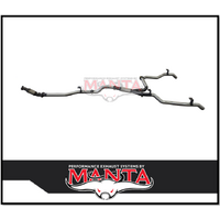MANTA TWIN 3" STAINLESS STEEL TURBO BACK EXHAUST SYSTEM FITS TOYOTA LANDCRUISER VDJ79R 4.5L V8 2016-2025 (SSMKTY0132)