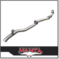 MANTA 4" STAINLESS STEEL DPF BACK EXHAUST SYSTEM FITS TOYOTA LANDCRUISER VDJ79R 4.5L V8 2016-ON