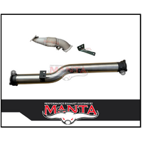 MANTA 4" STAINLESS STEEL DPF DELETE FITS TOYOTA LANDCRUISER VDJ79R 4.5L V8 2016-ON