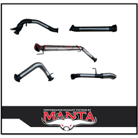 MANTA 3" STAINLESS STEEL TURBO BACK NO CAT/NO MUFFLER FITS TOYOTA LANDCRUISER FJA300R 300 SERIES 3.3L V6 2021-ON (SSMKTY0302)