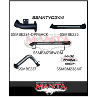 MANTA 3" STAINLESS STEEL DPF BACK EXHAUST WITH REAR MUFFLER FITS TOYOTA LANDCRUISER FJA300R 300 SERIES 3.3L V6 2021-ON (SSMKTY0344)