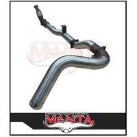 MANTA 4" TURBO BACK SIDE-EXIT EXHAUST SYSTEM WITH CAT FITS TOYOTA LANDCRUISER VDJ79R 4.5L V8 SINGLE CAB 2016-2025 (SSMKTY0388)