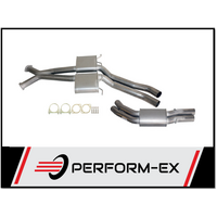 PERFORM-EX TWIN 3" CATBACK EXHAUST FITS HOLDEN COMMODORE VT VX VZ VY SEDAN V8