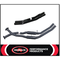 REDBACK TWIN 2.5" CATBACK HOTDOG/STRAIGHT TAILPIPE EXHAUST SYSTEM FITS HOLDEN COMMODORE VT VX VY VZ SEDAN V8