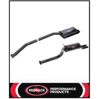 FORD FALCON AU 6CYL 4.0L UTE REDBACK 2 1/2" CAT BACK EXHAUST WITH DUAL R/MUFFLER