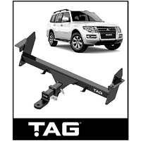 TAG HEAVY DUTY TOWBAR & WIRING KIT (2500KG) FITS MITSUBISHI PAJERO NS NT NW 11/2006-6/2014 (T4C284-K202) TAG HEAVY DUTY TOWBAR & WIRING KIT (2500KG) FITS MITSUBISHI PAJERO NS NT NW 11/2006-6/2014 (T4C284-K202)