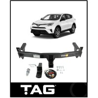 TAG HEAVY DUTY TOWBAR & WIRING KIT (1500KG) FITS TOYOTA RAV4 ALA49R 12/2012-12/2018 (T4T599-K202)