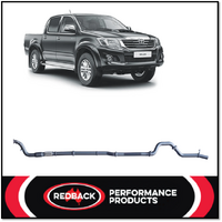 REDBACK 3" 409 STAINLESS STEEL CAT/PIPE ONLY SYSTEM FITS TOYOTA HILUX KUN26R N70 2005-2015