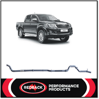 REDBACK 3" 409 STAINLESS STEEL PIPE ONLY EXHAUST SYSTEM FITS TOYOTA HILUX KUN26R N70 2005-2015