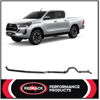 REDBACK 3" 409 STAINLESS STEEL DPF BACK PIPE ONLY EXHAUST SYSTEM FITS TOYOTA HILUX GUN126R N80 1/2015-ON