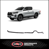 REDBACK 3" 409 STAINLESS STEEL DPF BACK EXHAUST SYSTEM FITS TOYOTA HILUX GUN126R N80 1/2015-ON