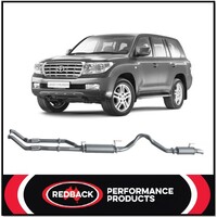 REDBACK 3" 409 STAINLESS STEEL CAT/2 MUFFLER EXHAUST SYSTEM FITS TOYOTA LANDCRUISER VDJ200R 2007-2015