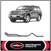 REDBACK 3" 409 STAINLESS STEEL CAT/PIPE ONLY EXHAUST SYSTEM FITS TOYOTA LANDCRUISER VDJ200R 2007-2015