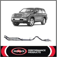 REDBACK 3" 409 STAINLESS STEEL CAT/1 MUFFLER EXHAUST SYSTEM FITS TOYOTA LANDCRUISER VDJ200R 2007-2015