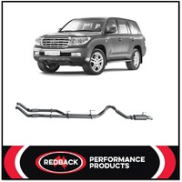 REDBACK 3" 409 STAINLESS STEEL NO CAT/1 MUFFLER EXHAUST SYSTEM FITS TOYOTA LANDCRUISER VDJ200R 2007-2015