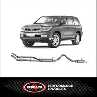 REDBACK 3" 409 STAINLESS STEEL TURBO BACK EXHAUST SYSTEM FITS TOYOTA LANDCRUISER VDJ200R 4.5L V8 2007-2015