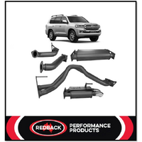 REDBACK 3" DPF BACK WITH 2 MUFFLERS EXHAUST SYSTEM FITS TOYOTA LANDCRUISER VDJ200R 2015-2021 (TLX49800-PM)