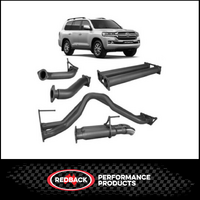 REDBACK 3" DPF BACK WITH HOTDOG EXHAUST SYSTEM FITS TOYOTA LANDCRUISER VDJ200R 2015-2021 (TLX49800-PR)