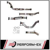 PERFORM-EX 3" STAINLESS STEEL CAT/HOTDOG TURBO BACK EXHAUST SYSTEM FITS TOYOTA HILUX KUN26R 3.0L 4CYL 2005-2015