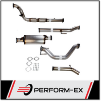 PERFORM-EX 3" STAINLESS STEEL CAT/MUFFLER TURBO BACK EXHAUST SYSTEM FITS TOYOTA HILUX KUN26R 3.0L 4CYL 2005-2015