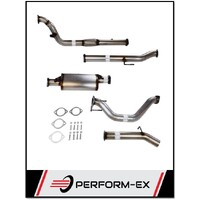 PERFORM-EX 3" STAINLESS STEEL NO CAT/MUFFLER TURBO BACK EXHAUST SYSTEM FITS TOYOTA HILUX KUN26R 3.0L 4CYL 2005-2015