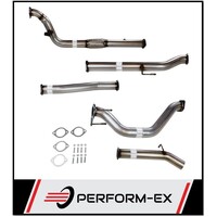 PERFORM-EX 3" STAINLESS STEEL PIPE ONLY TURBO BACK EXHAUST SYSTEM FITS TOYOTA HILUX KUN26R 3.0L 4CYL 2005-2015