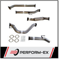 PERFORM-EX 3" STAINLESS STEEL WITH HOTDOG DPF BACK EXHAUST SYSTEM FITS TOYOTA HILUX GUN126R 2.8L 4CYL 2015-ON