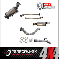 PERFORM-EX 3" STAINLESS STEEL TURBO BACK EXHAUST SYSTEM WITH DPF DUMMY FITS TOYOTA HILUX GUN126R 2.8L 4CYL 2015-ON - MUFFLER