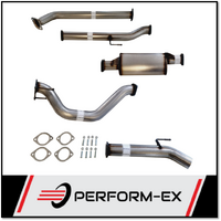 PERFORM-EX 3" STAINLESS STEEL WITH MUFFLER DPF BACK EXHAUST SYSTEM FITS TOYOTA HILUX GUN126R 2.8L 4CYL 2015-ON