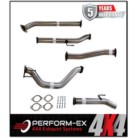PERFORM-EX 3" STAINLESS STEEL DPF BACK EXHAUST SYSTEM FITS TOYOTA HILUX GUN126R N80 2.8L 4CYL 2015-ON