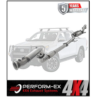 PERFORM-EX 3" TURBO BACK STAINLESS STEEL WITH MUFFLER EXHAUST SYSTEM FITS TOYOTA HILUX GUN126R 2.8L 4CYL 2015-ON PERFORM-EX 3" TURBO BACK STAINLESS STEEL WITH MUFFLER EXHAUST SYSTEM FITS TOYOTA HILUX GUN126R 2.8L 4CYL 2015-ON