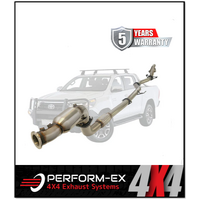 PERFORM-EX 3" TURBO BACK STAINLESS STEEL CAT/PIPE ONLY EXHAUST SYSTEM FITS TOYOTA HILUX GUN126R 2.8L 4CYL 2015-ON PERFORM-EX 3" TURBO BACK STAINLESS STEEL CAT/PIPE ONLY EXHAUST SYSTEM FITS TOYOTA HILUX GUN126R 2.8L 4CYL 2015-ON