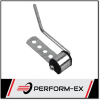 UNIVERSAL EXHAUST SWIVEL BRACKET 4 HOLES 8MM ROD (ZINC PLATED)