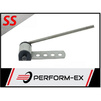 UNIVERSAL EXHAUST SWIVEL BRACKET 4 HOLES 8MM ROD (304 STAINLESS STEEL)