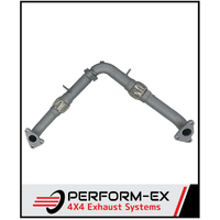 PERFORM-EX STAINLESS STEEL CROSS OVER PIPE FITS TOYOTA LANDCRUISER VDJ79 4.5L V8