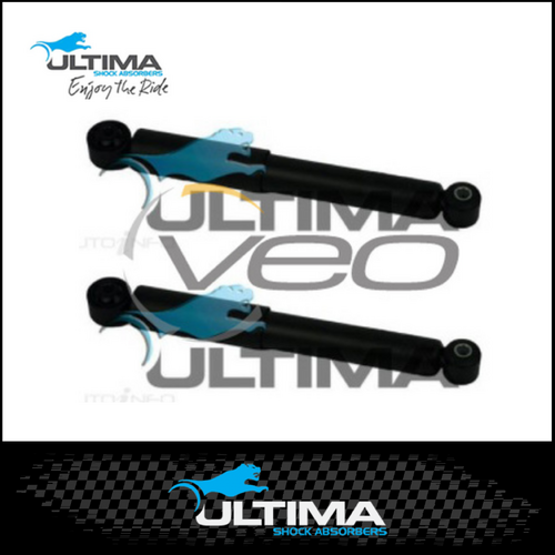 Rear Ultima Gas Shocks (Pair) fits Holden Astra TS 2.2L Hatchback 10/01-7/04