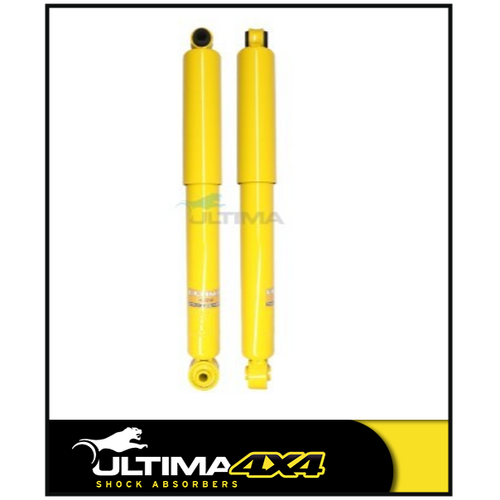 ULTIMA 4X4 NITRO GAS HEAVY DUTY REAR SHOCKS (PAIR) FITS NISSAN NAVARA D40 12/2005-10/2015 (400444)
