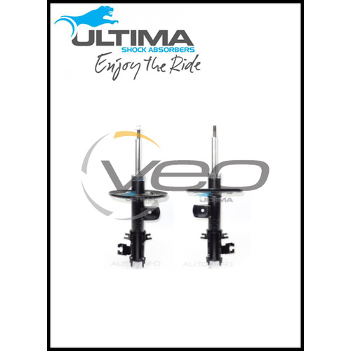 FRONT NITRO GAS ULTIMA STRUTS (PAIR) FITS NISSAN DUALIS J10 10/07-1/16