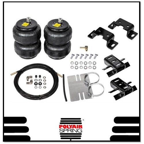 POLYAIR DOMINATOR AIRBAG SUSPENSION KIT (STANDARD TO 1" RAISED) FITS TOYOTA LANDCRUISER HZJ79R 4.2L 6CYL (89420)