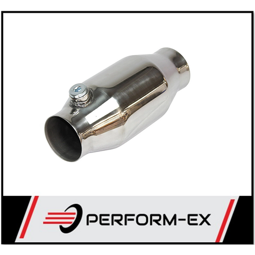 UNIVERSAL HIGH FLOW METALLIC CAT CONVERTER - 3" (76MM) 100 CPSI (B1T300MBR)