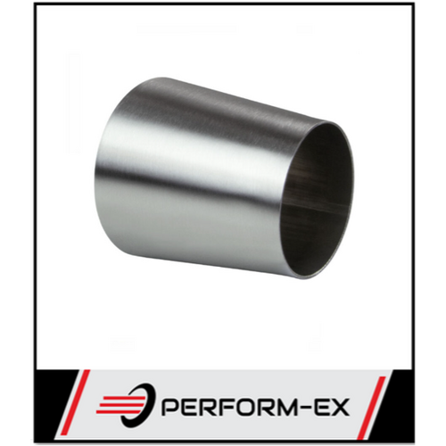 REDUCER TAPERED CONE - 2.5" (63MM) TO 2" (51MM) X 4" LONG (304 STAINLESS STEEL)