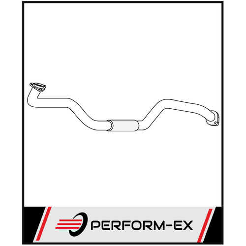 STANDARD EXHAUST ENGINE PIPE FITS TOYOTA LANDCRUISER HZJ105 4.2L DIESEL