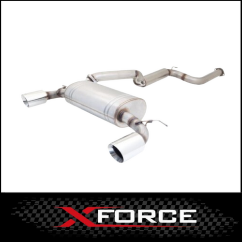 FORD FOCUS XR5 TURBO HATCHBACK XFORCE 3" STAINLESS STEEL CAT BACK EXHAUST SYSTEM WITH VAREX