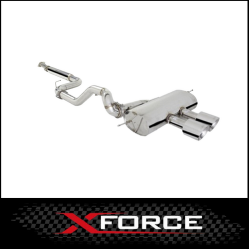 XFORCE 3" STAINLESS STEEL VAREX CAT BACK EXHAUST SYSTEM FITS FORD FOCUS LW ST 2.0L TURBO 10/2012-12/2016