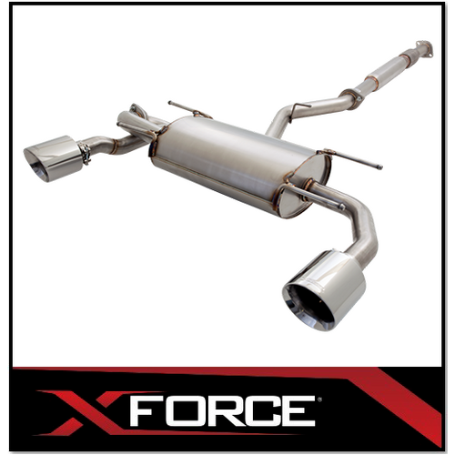 XFORCE 2.5" STAINLESS STEEL CATBACK EXHAUST SYSTEM FITS SUBARU BRZ ZC 1/2012-9/2021