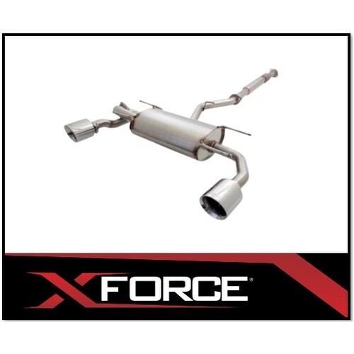 XFORCE 3" STAINLESS STEEL CATBACK EXHAUST SYSTEM FITS TOYOTA 86 ZN6 6/2012-12/2021