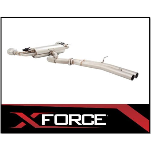 XFORCE 304 STAINLESS STEEL VAREX CATBACK EXHAUST SYSTEM FITS AUDI RS3 8V HATCH 2015-2021