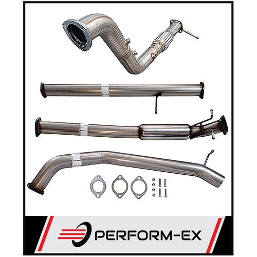 PERFORM-EX 3" STAINLESS STEEL TURBO BACK EXHAUST WITH HOTDOG FITS FORD RANGER PX 3.2L TD 10/2016-5/2022
