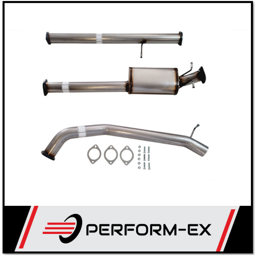 PERFORM-EX 3" STAINLESS STEEL DPF BACK EXHAUST WITH MUFFLER FITS FORD RANGER PX 3.2L TD 10/2016-5/2022